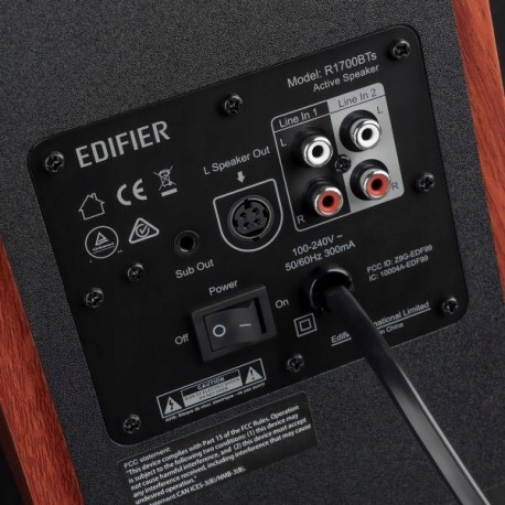 EDIFIER R1700 BTs zestaw stereo bluetooth brązowe
