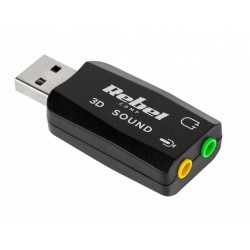 REBEL KOM0638 Karta dźwiękowa USB 5.1