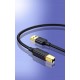 UGREEN 10351 Kabel USB 2.0 A-B pozłacany 3m