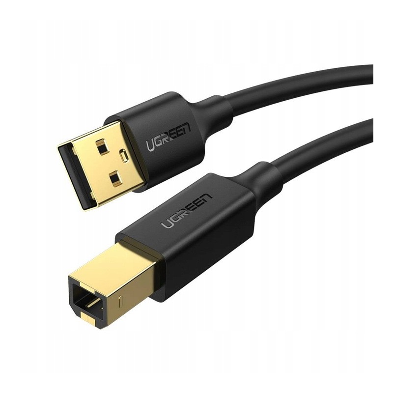 UGREEN 20847 Kabel USB 2.0 A-B pozłacany 2m