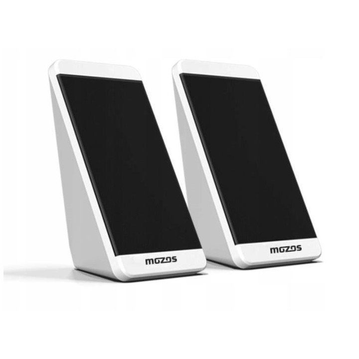 MOZOS MINI S1 glosniki 2.0 na USB biale