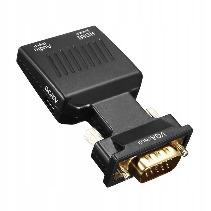 MOZOS LBB-003 konwerter VGA + minijack 3,5mm/HDMI