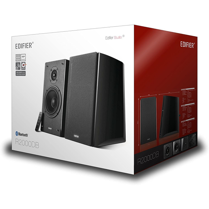 EDIFIER R2000DB zestaw stereo bluetooth czarny