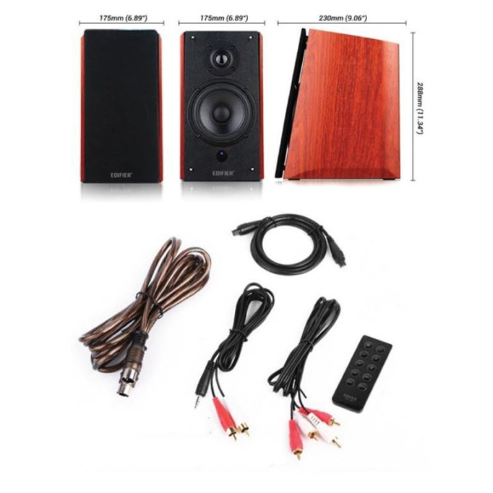 EDIFIER R2000DB zestaw stereo bluetooth brazowy