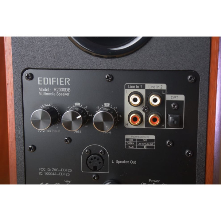 EDIFIER R2000DB zestaw stereo bluetooth brazowy