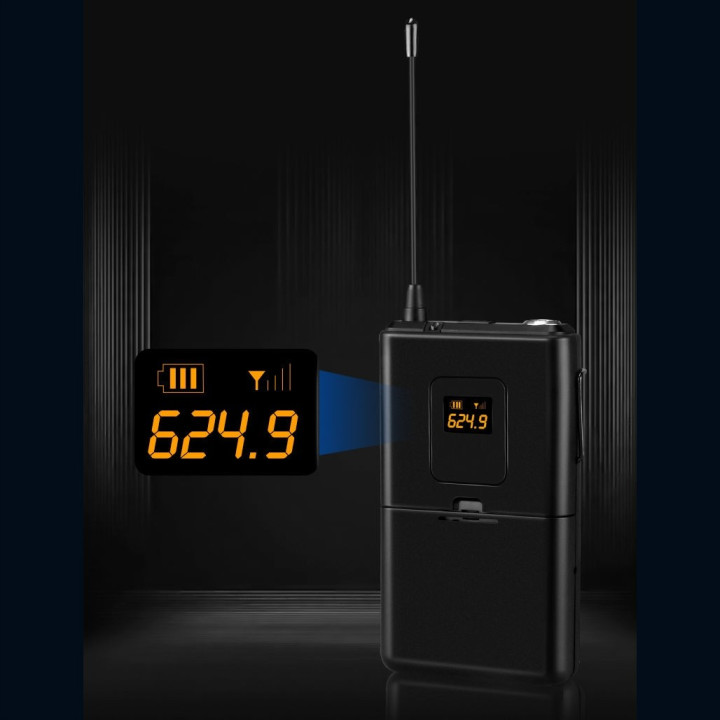 MOZOS MIC-UHF-SET zestaw mikrofonów bezprzewodowych UHF