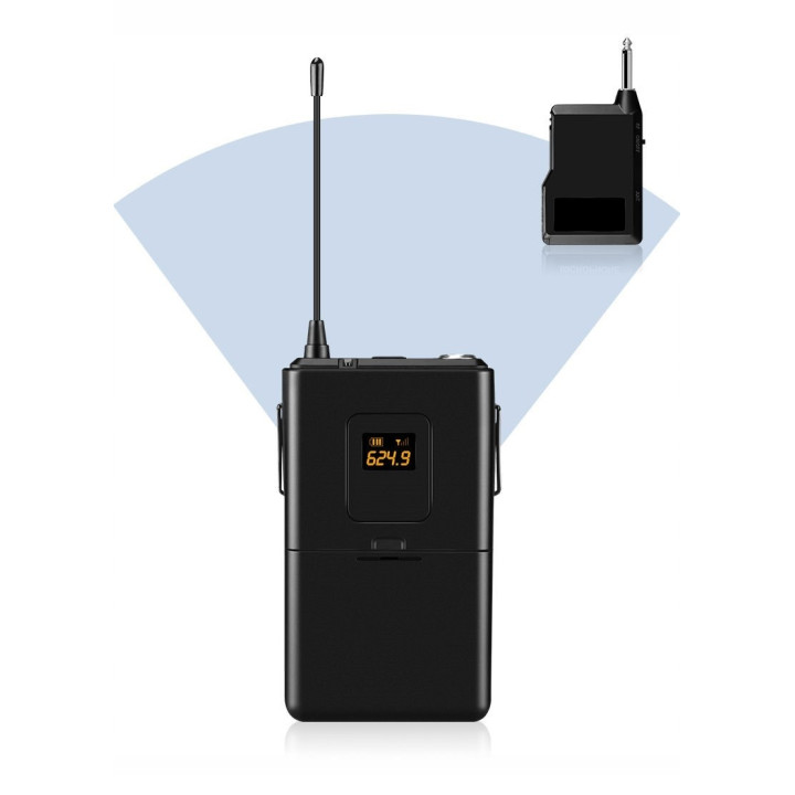 MOZOS MIC-UHF-SET zestaw mikrofonów bezprzewodowych UHF