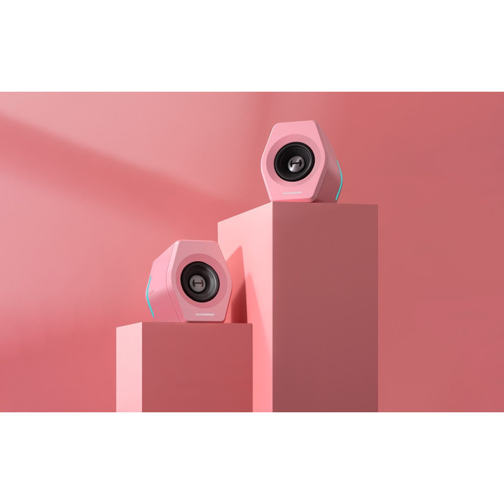 EDIFIER HECATE G2000 Pink zestaw stereo bluetooth RGB rózowy