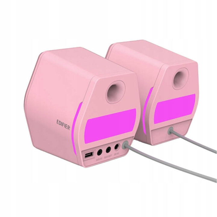 EDIFIER HECATE G2000 Pink zestaw stereo bluetooth RGB rózowy