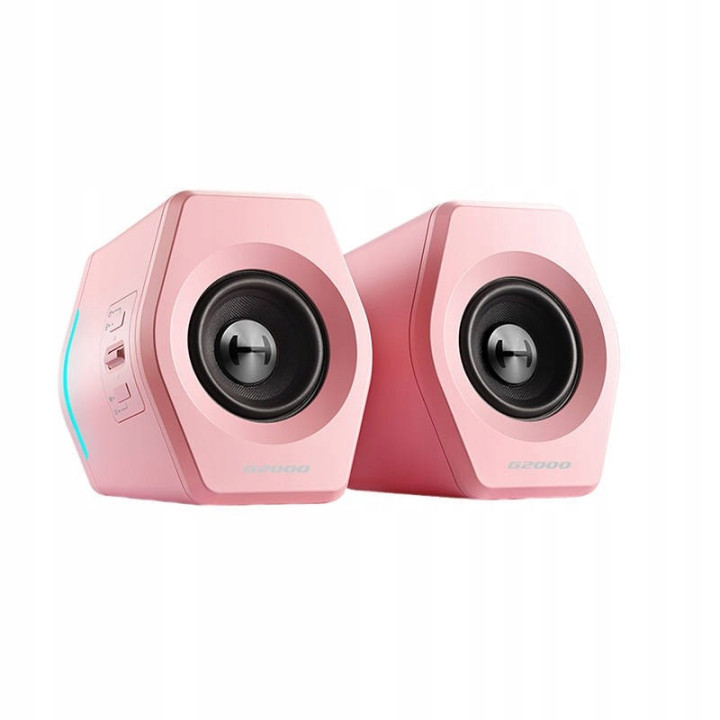 EDIFIER HECATE G2000 Pink zestaw stereo bluetooth RGB rózowy