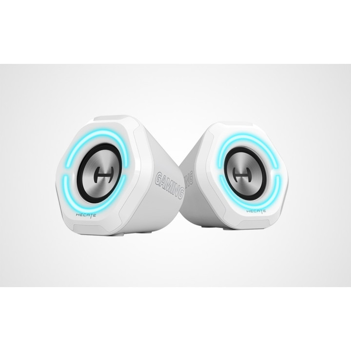 EDIFIER HECATE G1000 White zestaw stereo bluetooth RGB bialy