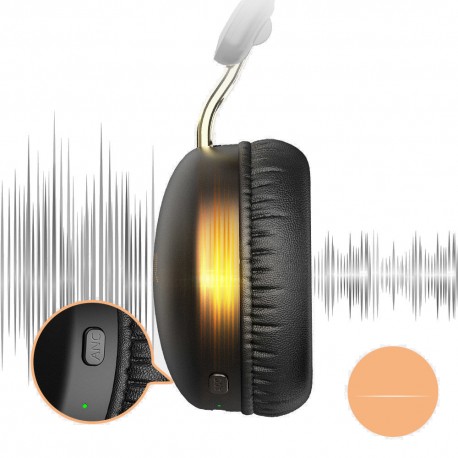 ONEODIO SuperEQ S8 słuchawki bezprzewodowe czarne ANC