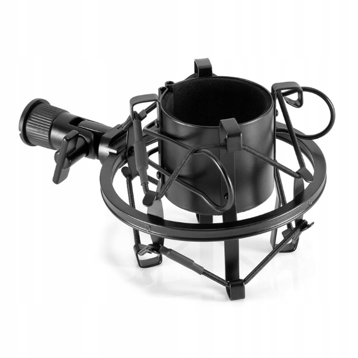 NOVOX NC-1 NEW 2022 Black mikrofon USB + tripod gabka + rami