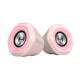 EDIFIER HECATE G1000 Pink zestaw stereo bluetooth RGB rózowy