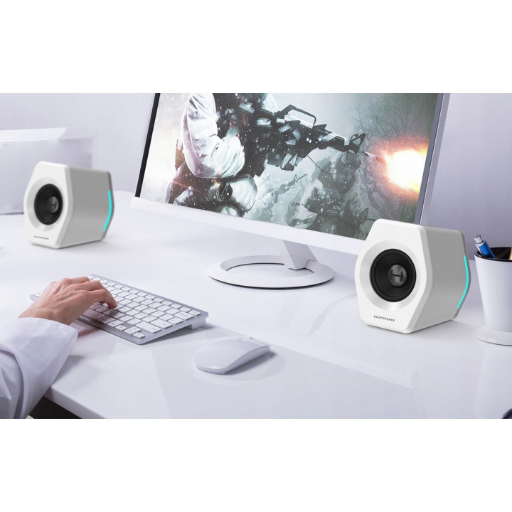 EDIFIER HECATE G2000 White zestaw stereo bluetooth RGB bialy