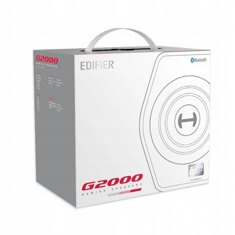 EDIFIER HECATE G2000 White zestaw stereo bluetooth RGB biały