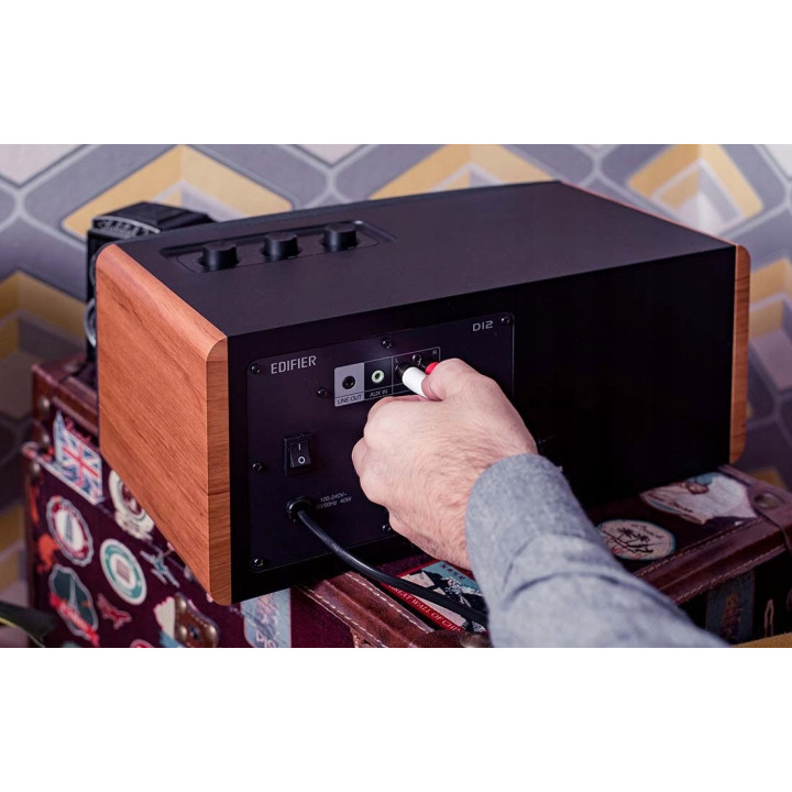 EDIFIER D12 brazowy glosnik bluetooth aux