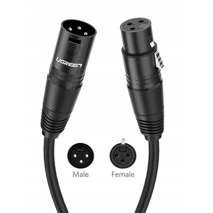 UGREEN 20710 Kabel XLR zenski do XLR meski - 2m