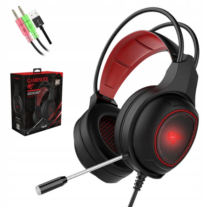 HAVIT H2239D Sluchawki gamingowe USB+3.5mm