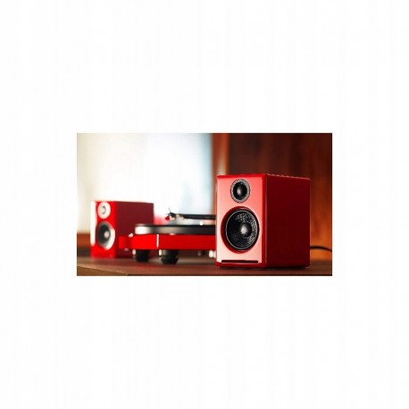 AUDIOENGINE A2+ zestaw stereo bluetooth aptX DAC USB czerwone