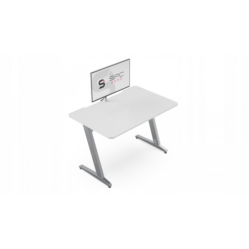 SPC GEAR GD100 Onyx White biurko gamingowe białe