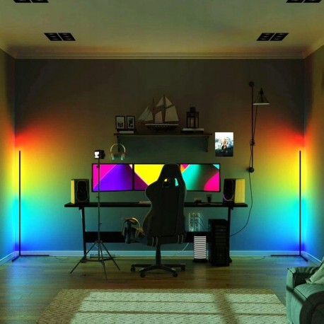 MOZOS LC-RGB-WH lampa LED narożna podłogowa
