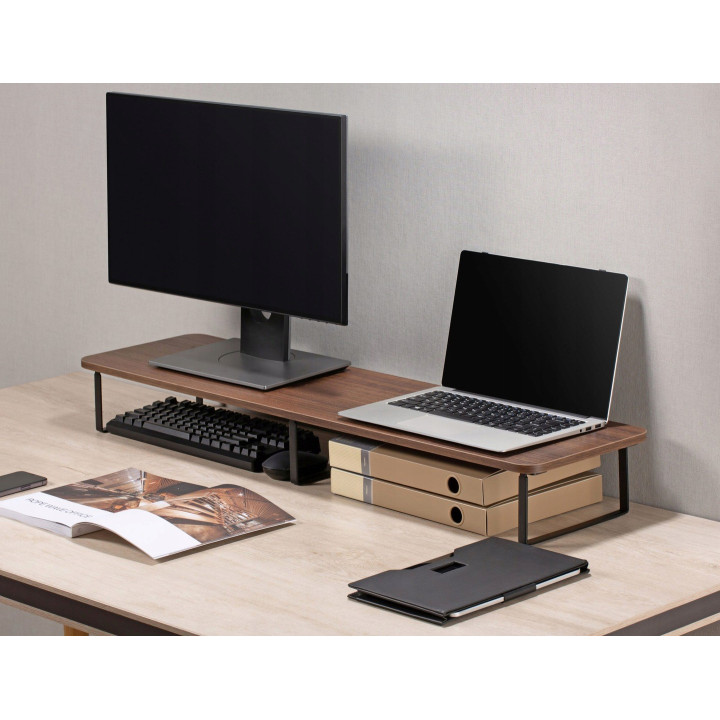 MOZOS DUAL RISER P podstawka pólka pod dwa monitory