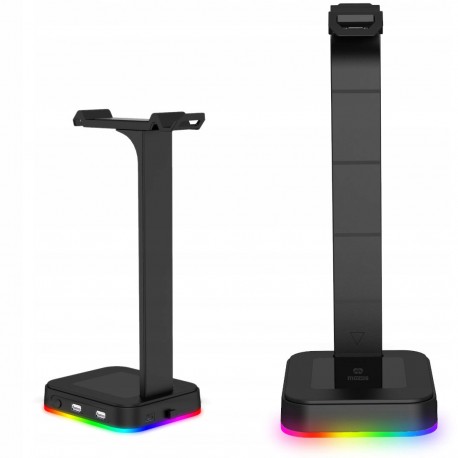 MOZOS D9 stojak na słuchawki RGB LED