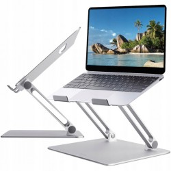 MOZOS LS2-ALU podstawka pod laptopa aluminiowa srebrna