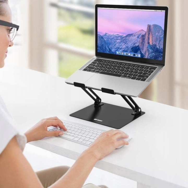 MOZOS LS1-ALU podstawka pod laptopa aluminiowa czarna
