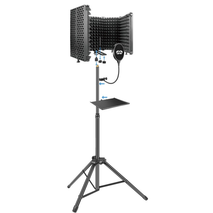 MOZOS MSHIELD CABIN SET zestaw kabina akustyczna statyw popf