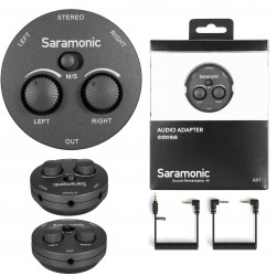 Saramonic AX1 Adapter audio dwukanałowy pasywny