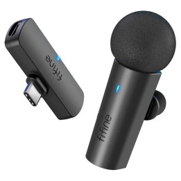 FIFINE M6 mikrofon krawatowy bezprzewodowy USB-C