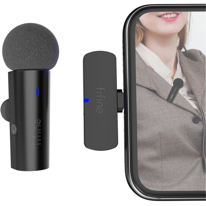 FIFINE M6 mikrofon krawatowy bezprzewodowy USB-C