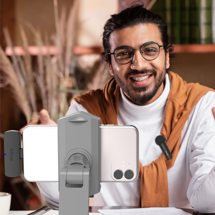 FIFINE M6 mikrofon krawatowy bezprzewodowy USB-C