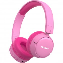 MOZOS KID3 różowe słuchawki bluetooth dla dzieci