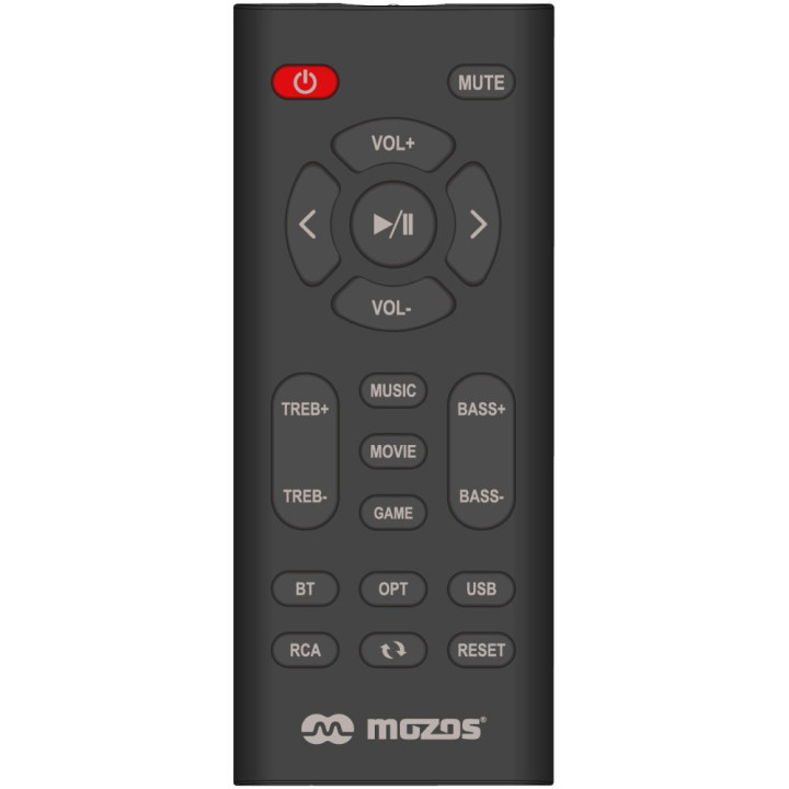 MOZOS AGERA zestaw stereo 50W bluetooth spdif USB