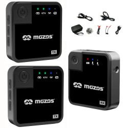 MOZOS MX1-DUAL zestaw 2 mikrofony bezprzewodowe mikroport