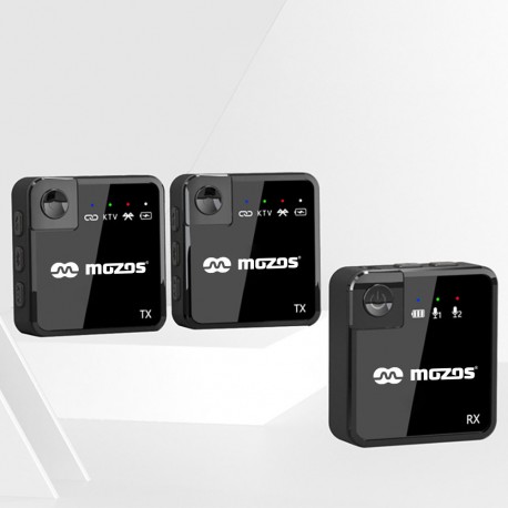 MOZOS MX1-DUAL zestaw 2 mikrofony bezprzewodowe mikroport