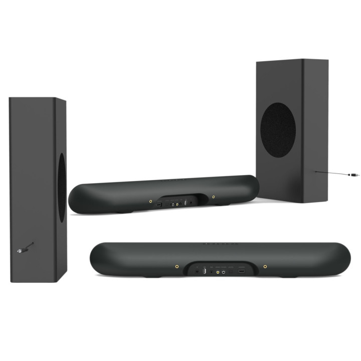 MOZOS CINEMA soundbar 2.1 80W bluetooth spdif USB HDMI