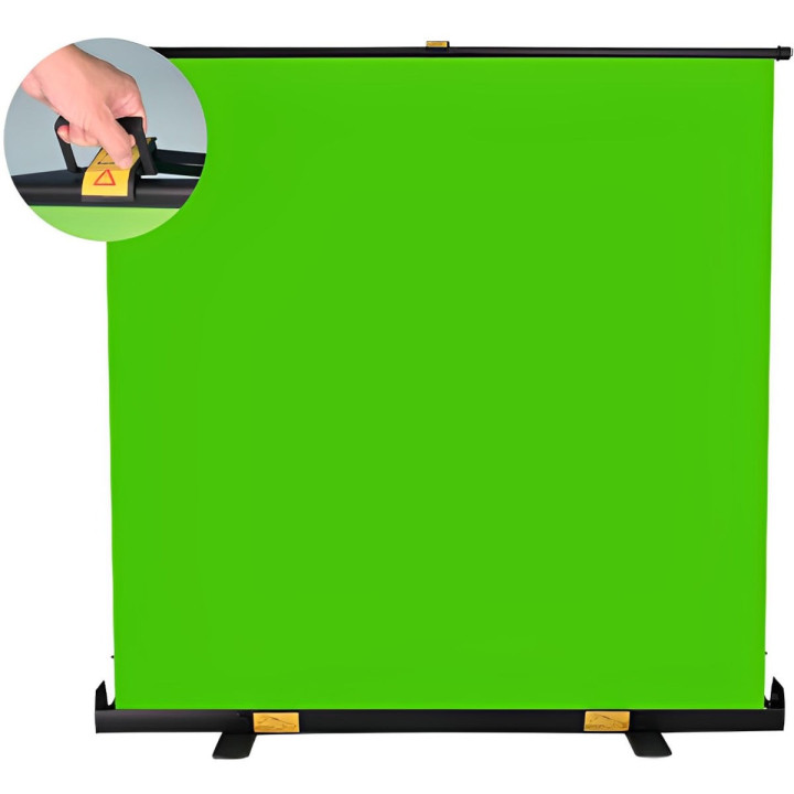 MOZOS GS PRO green screen 150 x 200 cm ze statywem