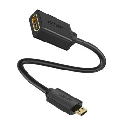 UGREEN 20134 Adapter Micro HDMI do HDMI, 20cm