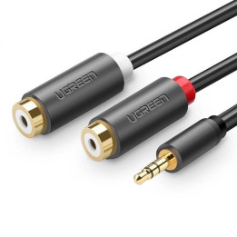 UGREEN 10547 Przewód meski 3,5mm Jack do 2x zenski RCA (Cinc