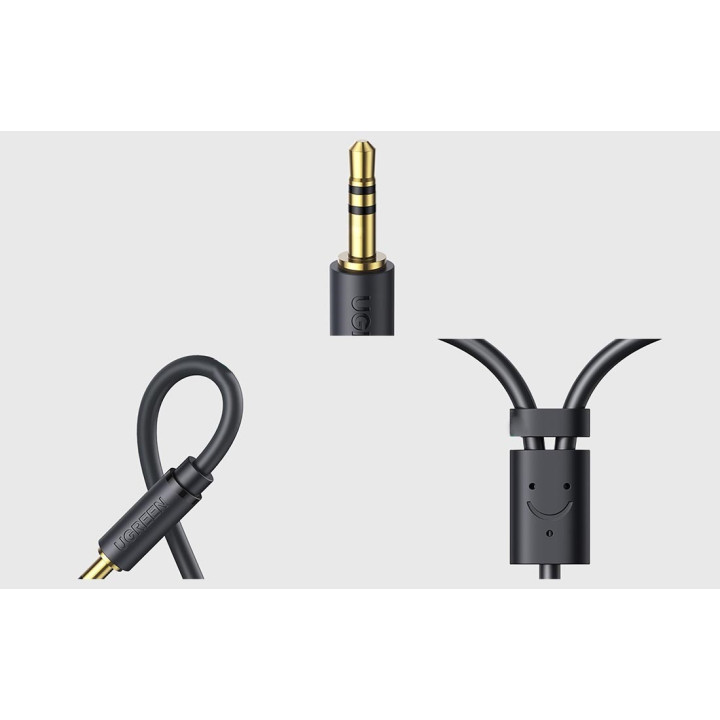 UGREEN 10547 Przewód meski 3,5mm Jack do 2x zenski RCA (Cinc