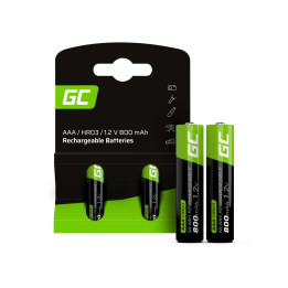 GREEN CELL GR08 Akumulatorki Paluszki 2x AAA HR03 800mAh