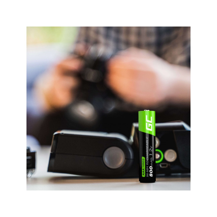 GREEN CELL GR08 Akumulatorki Paluszki 2x AAA HR03 800mAh