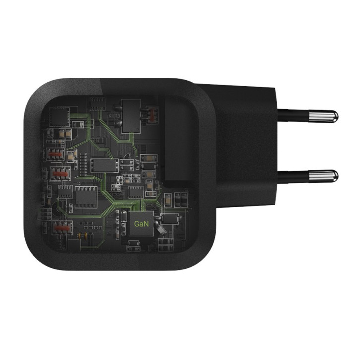 GREEN CELL CHARGC08 Ladowarka Sieciowa PowerGaN 65W 2x USB-C