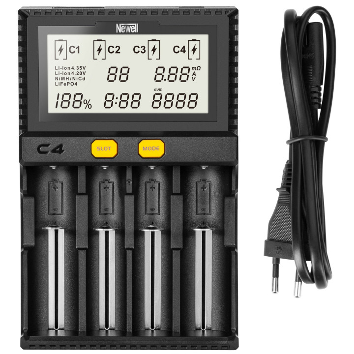 NEWELL Smart C4  Supra Ladowarka do akumulatorów NiMH/Li-Ion