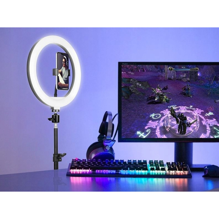 MOZOS MLM-RING-RGB Lampa pierscieniowa 26cm RGB