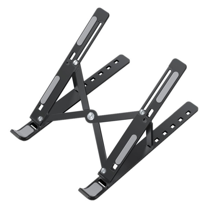 MOZOS N3 BK podstawka pod laptopa aluminiowa czarna